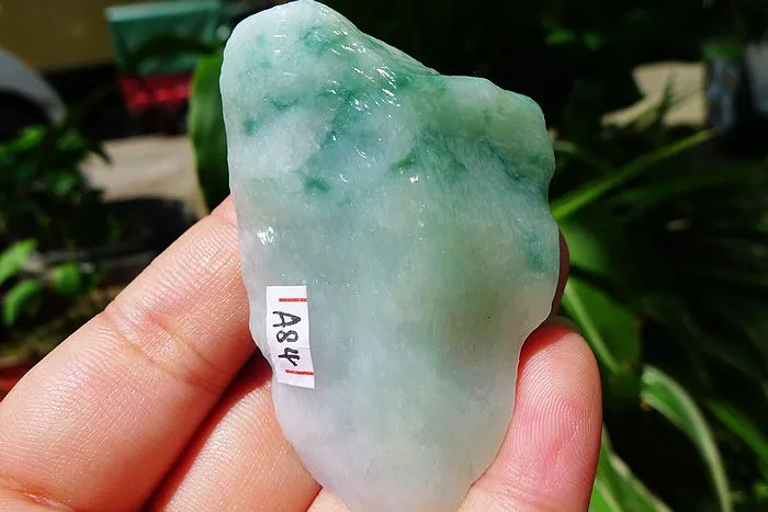 Natural Jade Rough Jadeite Raw (50g,5.8X3.8X2cm)