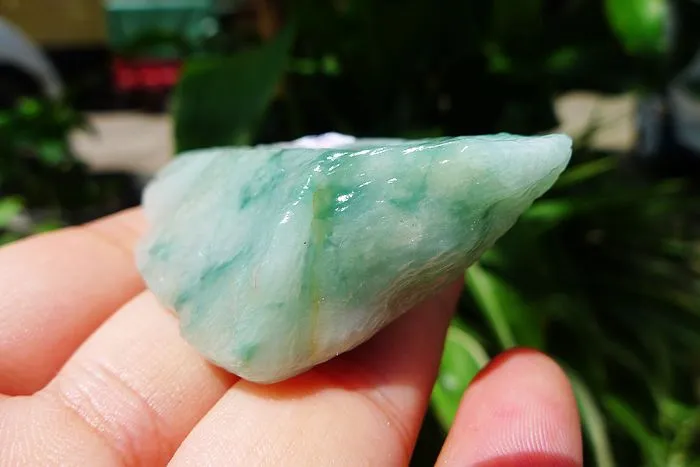 Natural Jade Rough Jadeite Raw (50g,5.8X3.8X2cm)