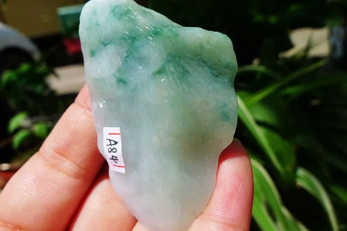 Natural Jade Rough Jadeite Raw (50g,5.8X3.8X2cm)