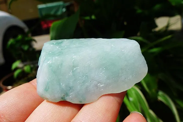 Natural Jade Rough Jadeite Raw (50g,5.8X3.8X2cm)