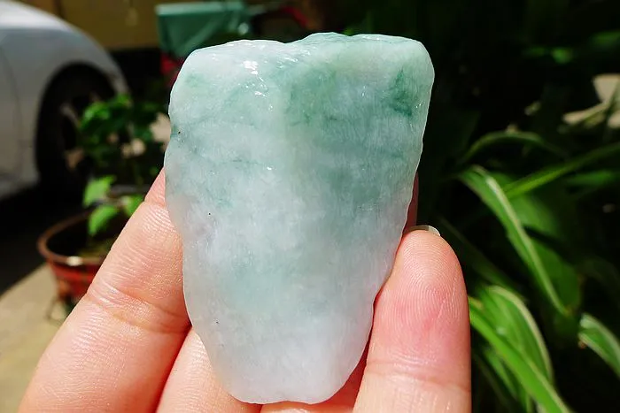 Natural Jade Rough Jadeite Raw (50g,5.8X3.8X2cm)