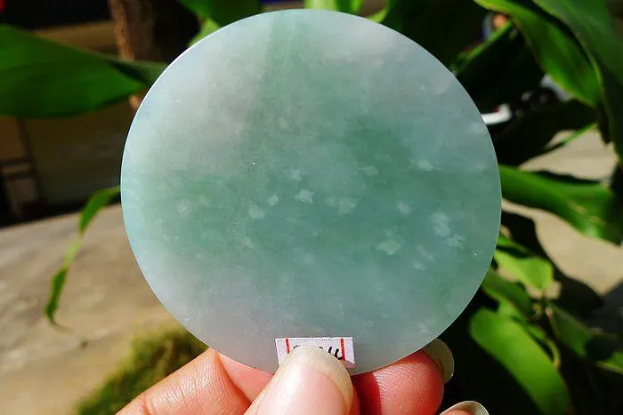 Natural Jade Rough Jadeite Raw (57g,5.4X0.7cm)