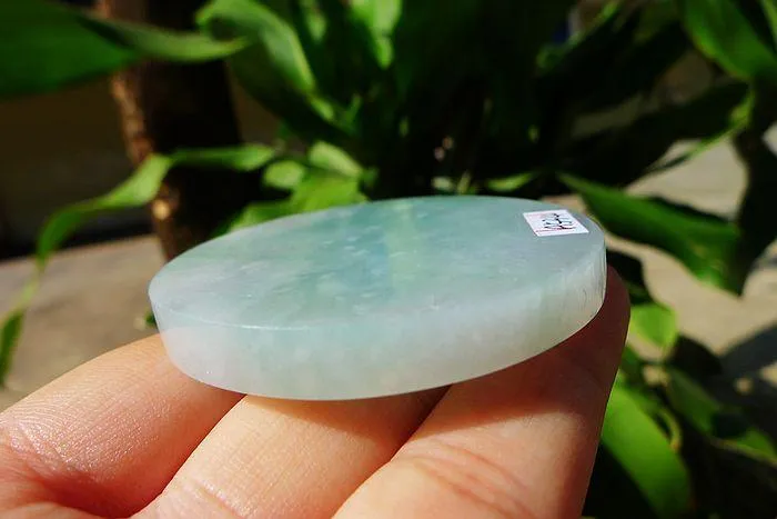 Natural Jade Rough Jadeite Raw (57g,5.4X0.7cm)