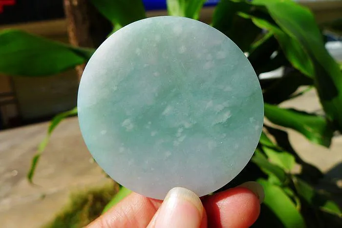 Natural Jade Rough Jadeite Raw (57g,5.4X0.7cm)