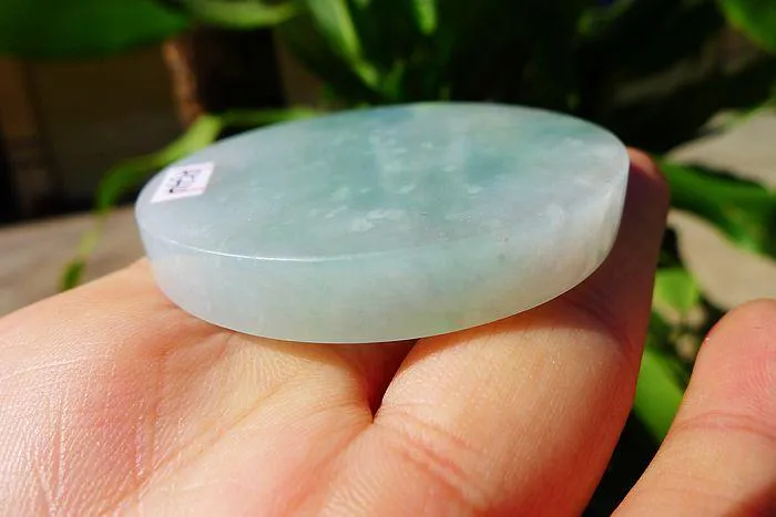 Natural Jade Rough Jadeite Raw (57g,5.4X0.7cm)