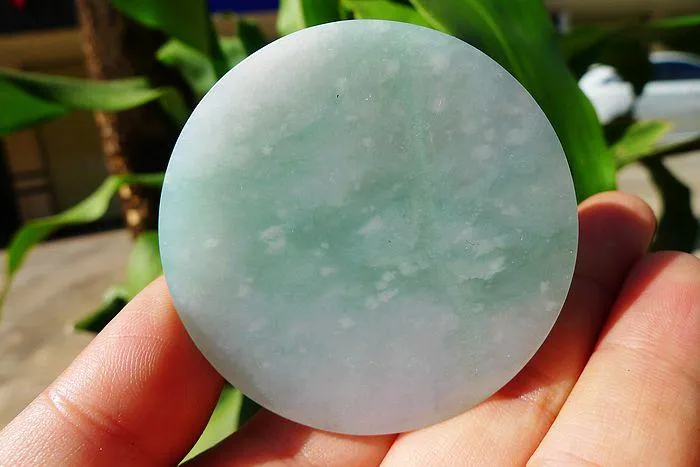 Natural Jade Rough Jadeite Raw (57g,5.4X0.7cm)