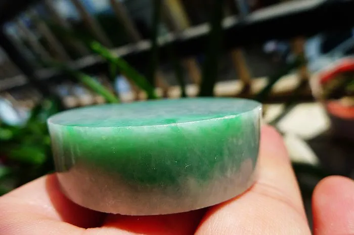 Natural Jade Rough Jadeite Raw (67g,4.4X1.35cm)