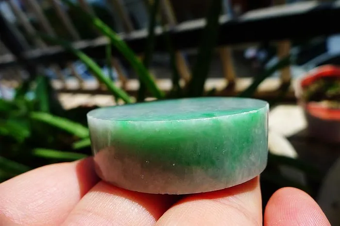 Natural Jade Rough Jadeite Raw (67g,4.4X1.35cm)