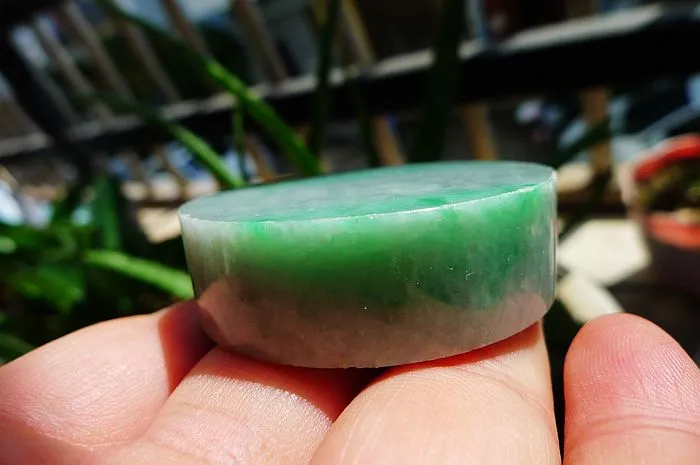 Natural Jade Rough Jadeite Raw (67g,4.4X1.35cm)