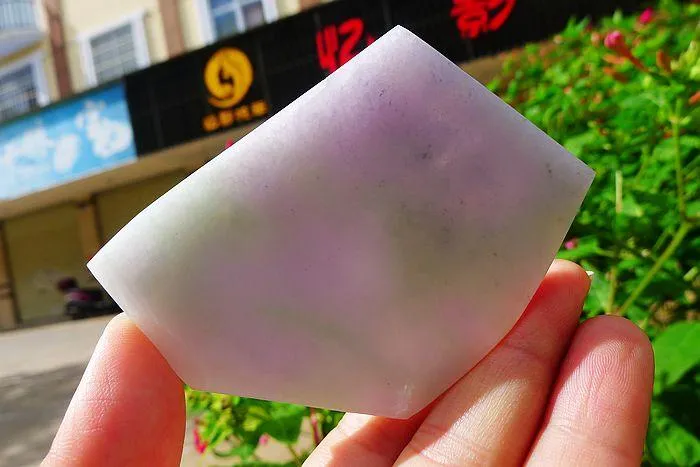 Natural Jade Rough Jadeite Raw (78g,7.25X5.4X0.75cm)