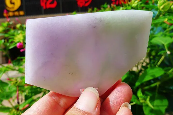 Natural Jade Rough Jadeite Raw (78g,7.25X5.4X0.75cm)