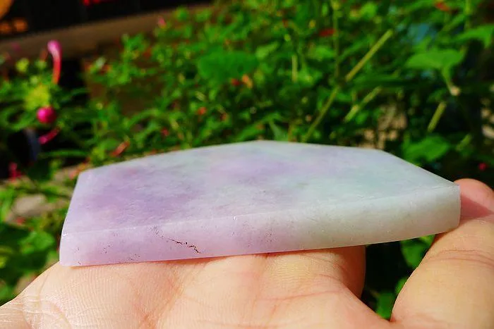 Natural Jade Rough Jadeite Raw (78g,7.25X5.4X0.75cm)