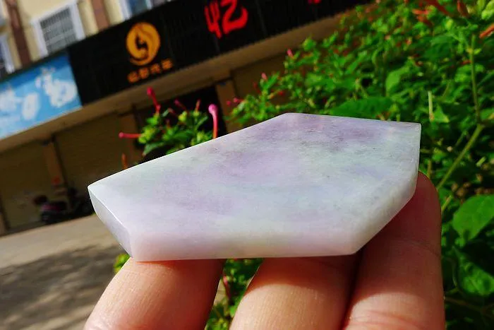 Natural Jade Rough Jadeite Raw (78g,7.25X5.4X0.75cm)