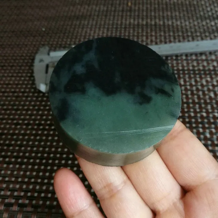 Natural Kunlun Jade Rough Nephrite Raw (120g, 5.3X1.8cm)