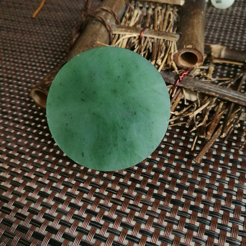 Natural Kunlun Jade Rough Nephrite Raw (122g, 5.2X1.9cm)