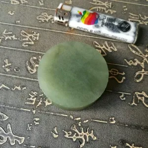 Natural Kunlun Jade Rough Nephrite Raw (129g, 5.4X1.9cm)