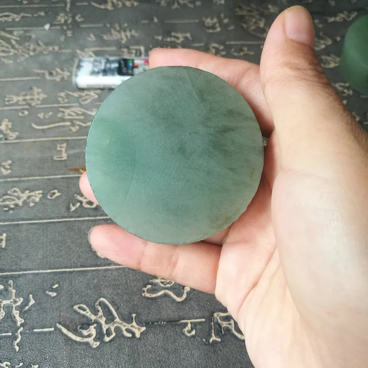 Natural Kunlun Jade Rough Nephrite Raw (162g, 5.8X2cm)