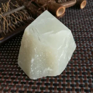 Natural Kunlun Jade Rough Nephrite Raw (202g,7X4.5X3.5cm)