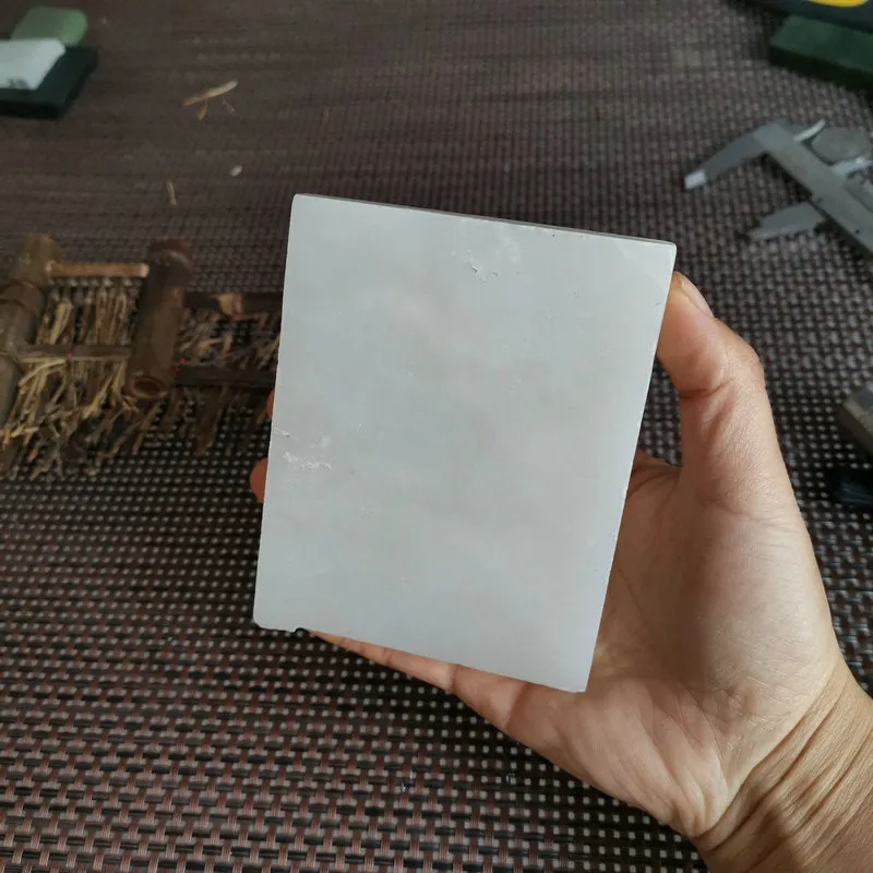 Natural Kunlun Jade Rough Nephrite Raw (269g,11X8.5X1cm)