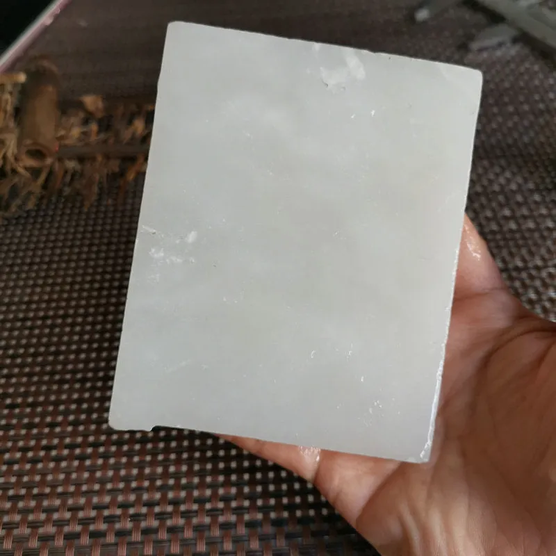 Natural Kunlun Jade Rough Nephrite Raw (269g,11X8.5X1cm)