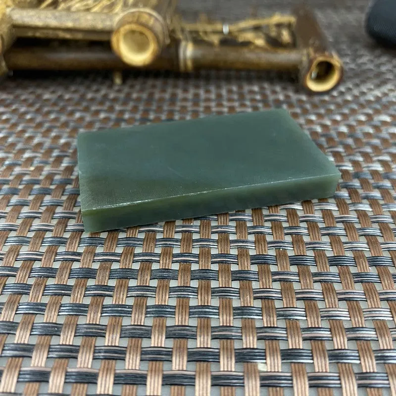 Natural Kunlun Jade Rough Nephrite Raw (43g,5.8X3.3cm)