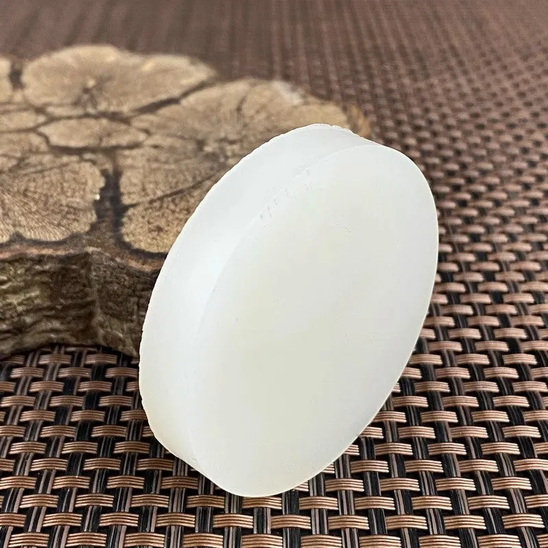 Natural Kunlun Jade Rough Nephrite Raw (64g,5.4X0.95cm)