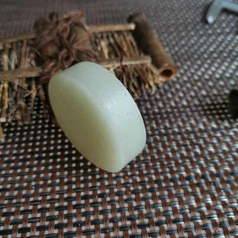 Natural Kunlun Jade Rough Nephrite Raw (89g, 5.2X1.3cm)