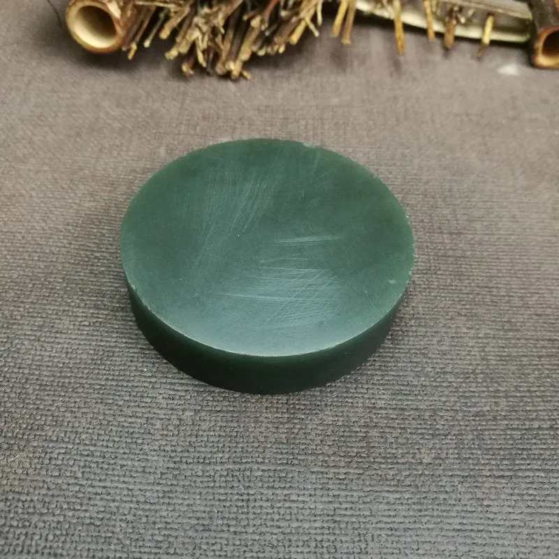 Natural Kunlun Jade Rough Nephrite Raw (97g,5.6X1.3cm)