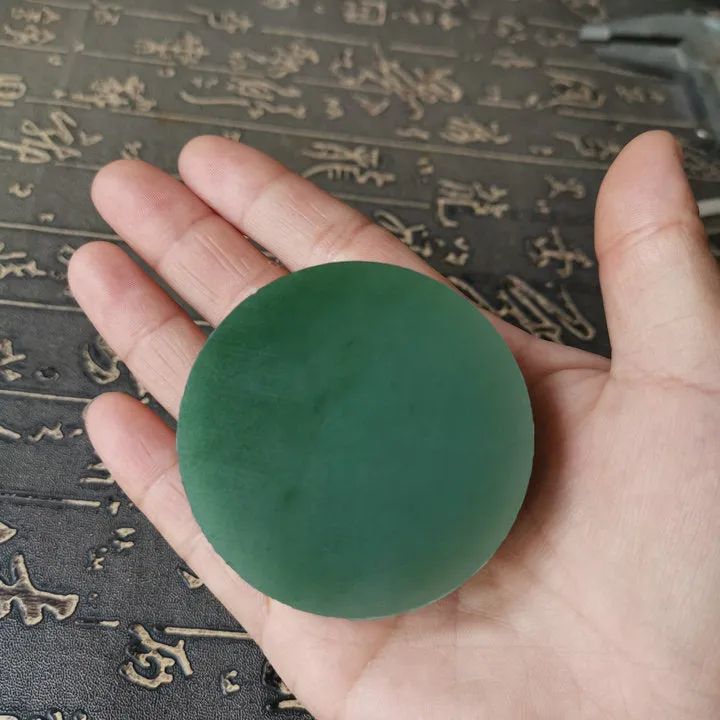 Natural Siberian Jade Rough Nephrite Raw (134g, 5.7X5.7X1.9cm)