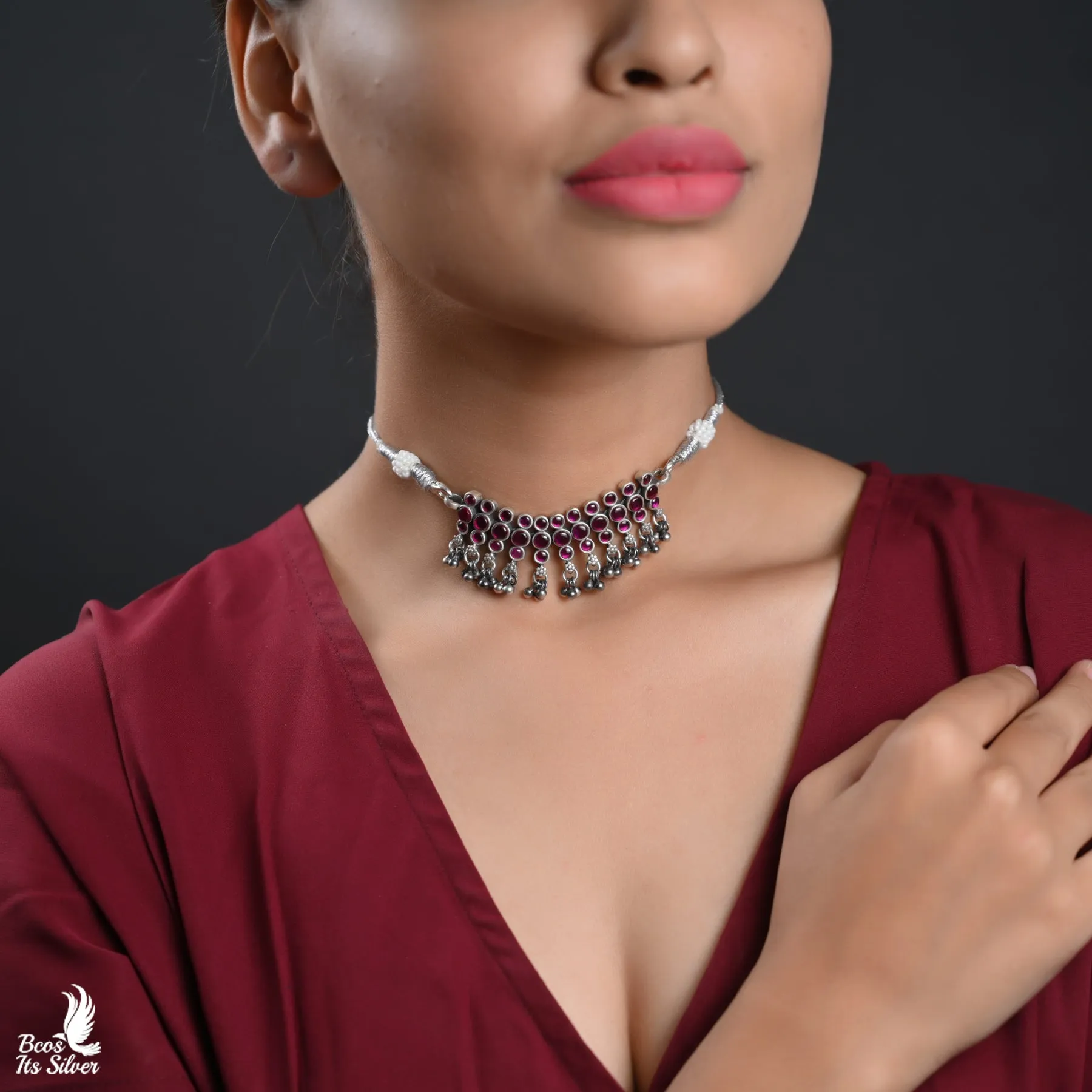 OXIDIZED CHOKER - 4440