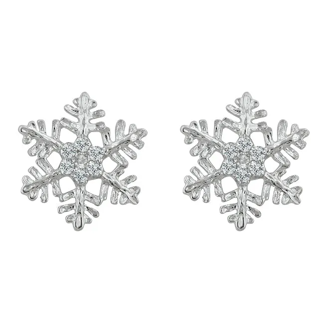 Paula Snowflake Stud Earrings