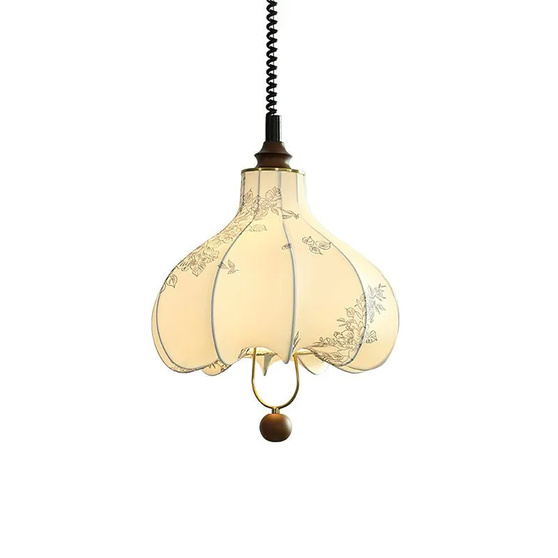 Pear Fabric Pendant Lamp