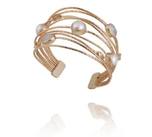 Pearl Diver's Multiline Cuff