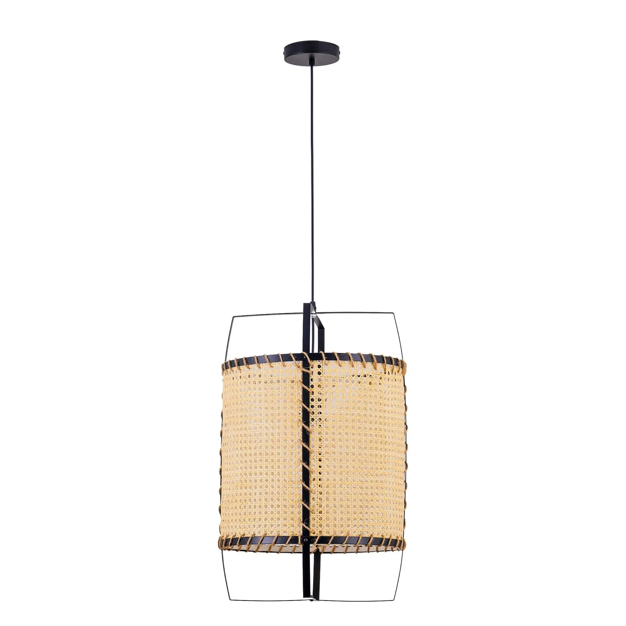 Rattan Cane Pendant Light