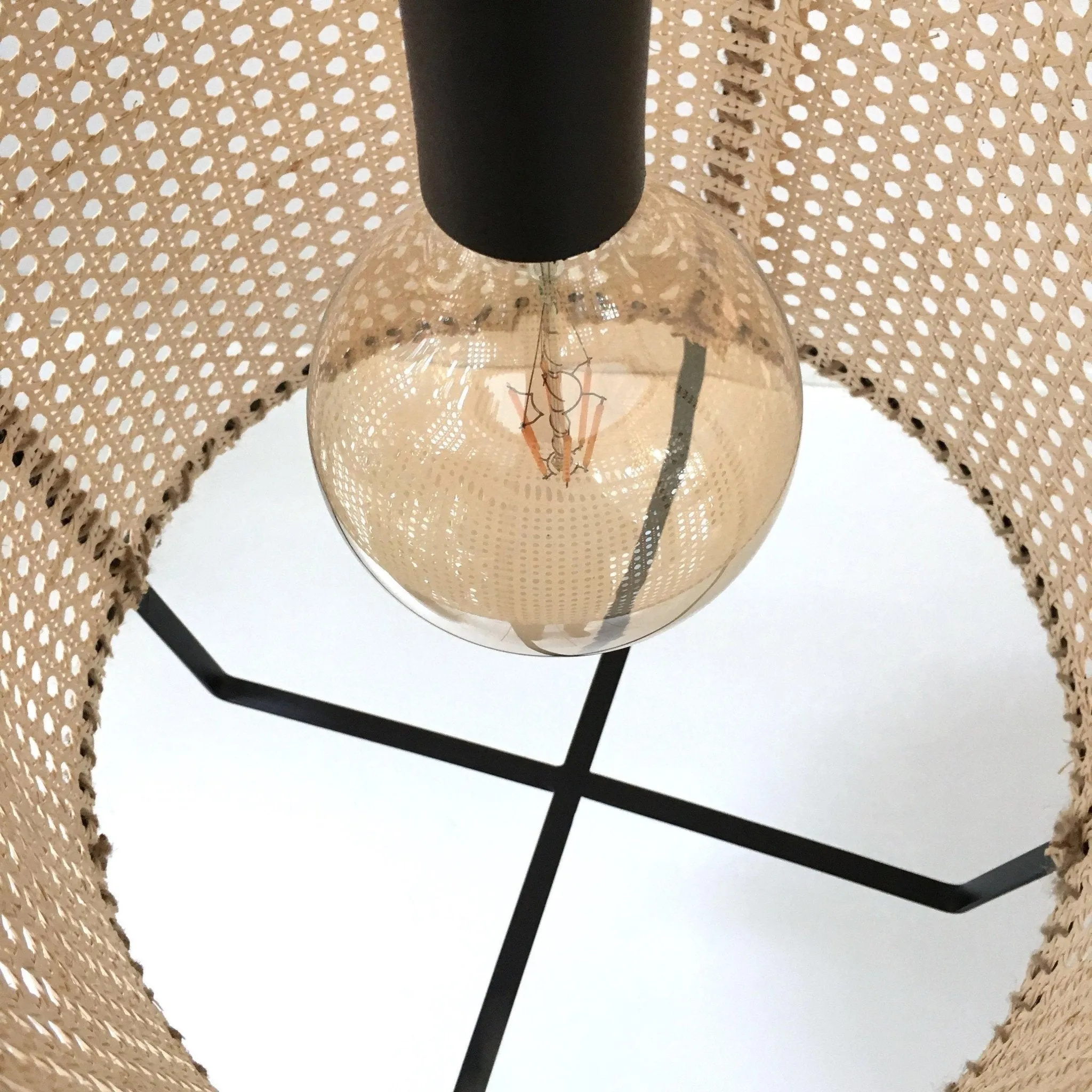 Rattan Cane Pendant Light