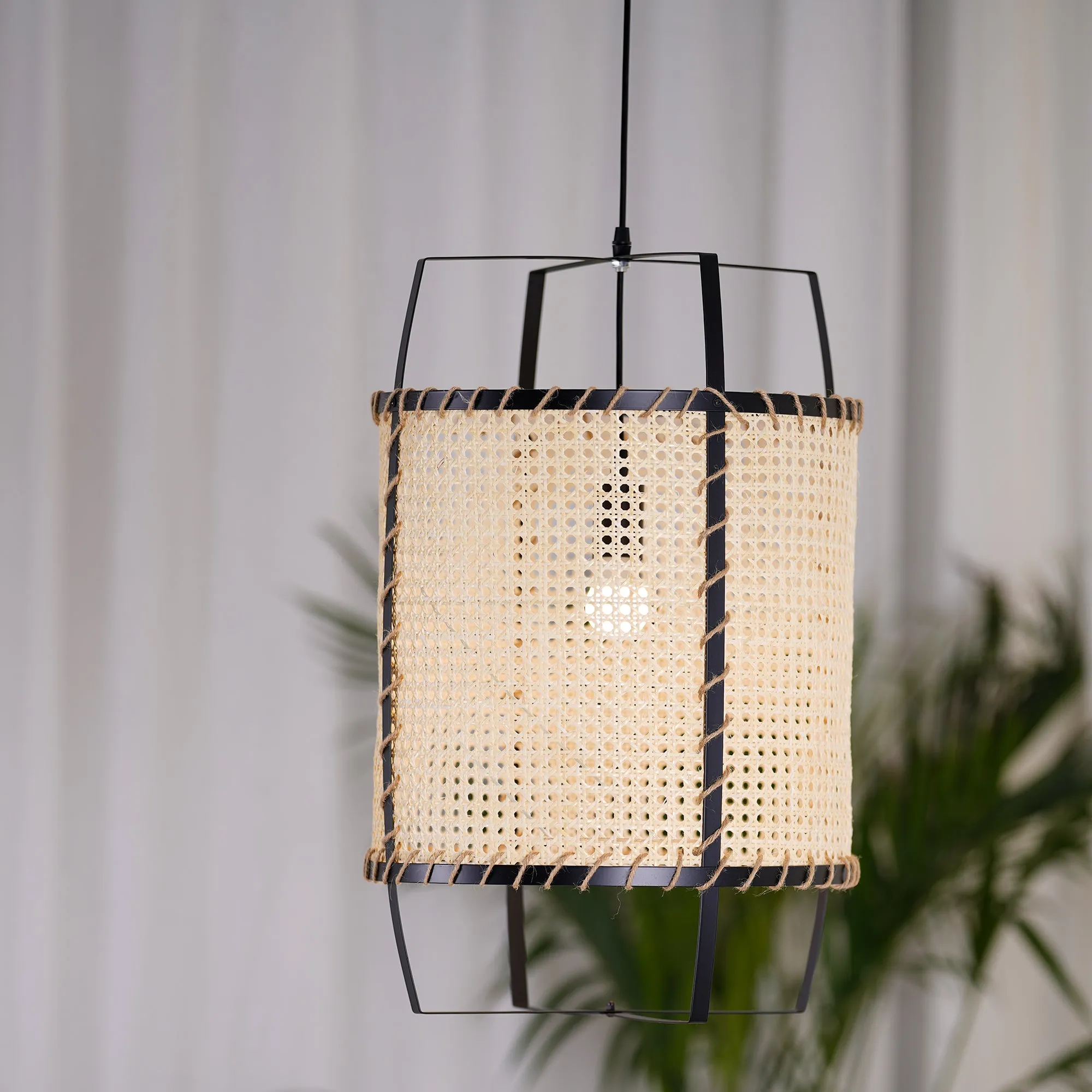 Rattan Cane Pendant Light