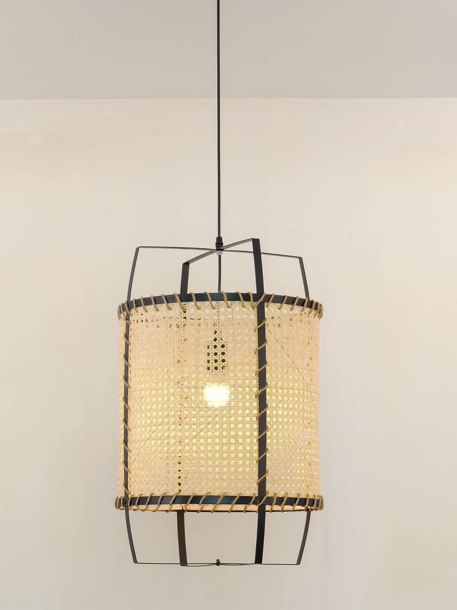 Rattan Cane Pendant Light