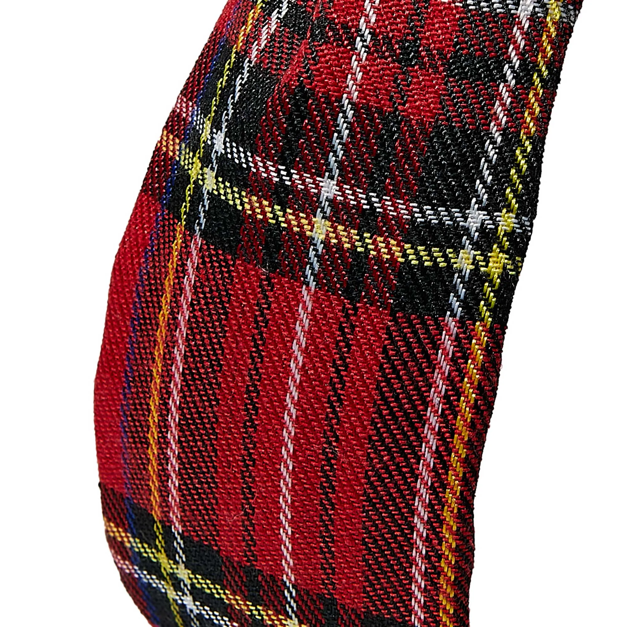 RED TARTAN PLAID KNOTTED HEADBAND