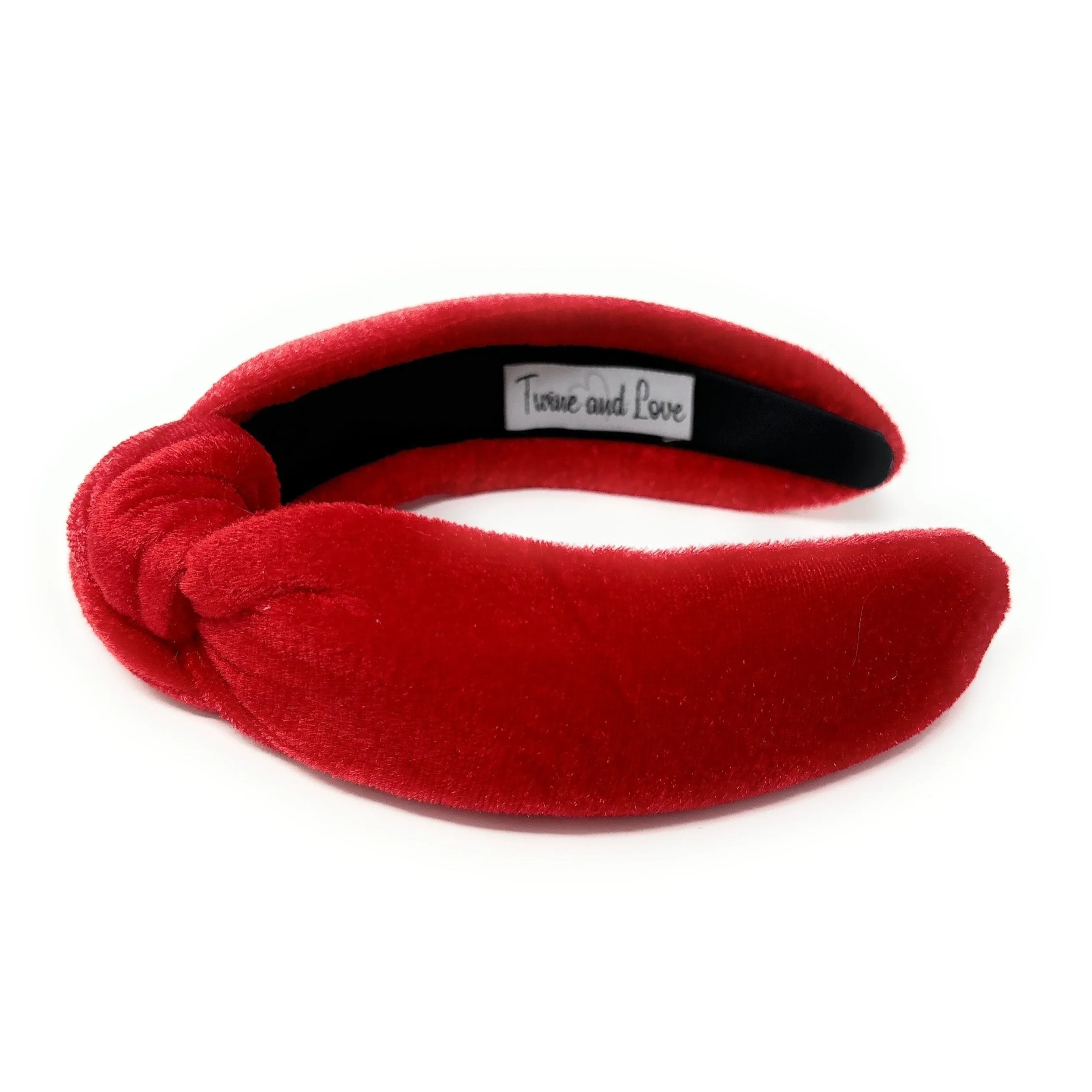 Red Velvet Knot Headband