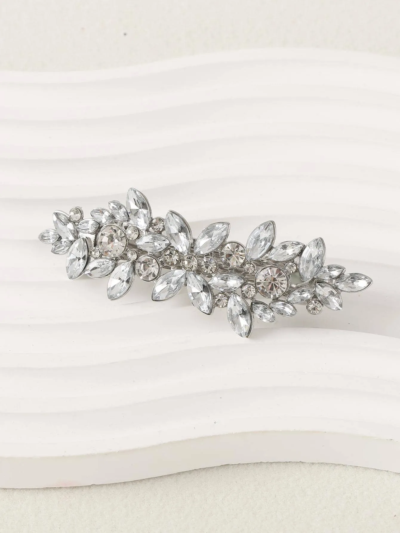 Rhinestone Decor French Clip for Women Barrette Styling Hair Accessories