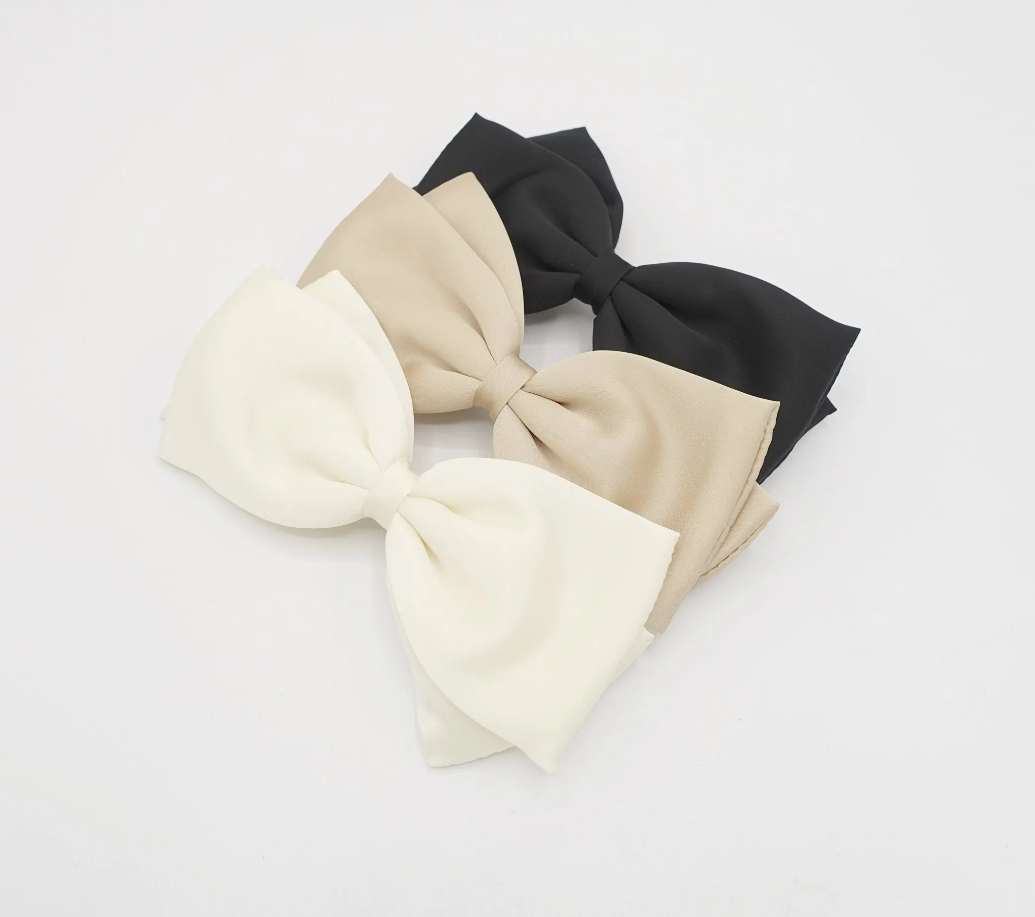 satin padded hair bow