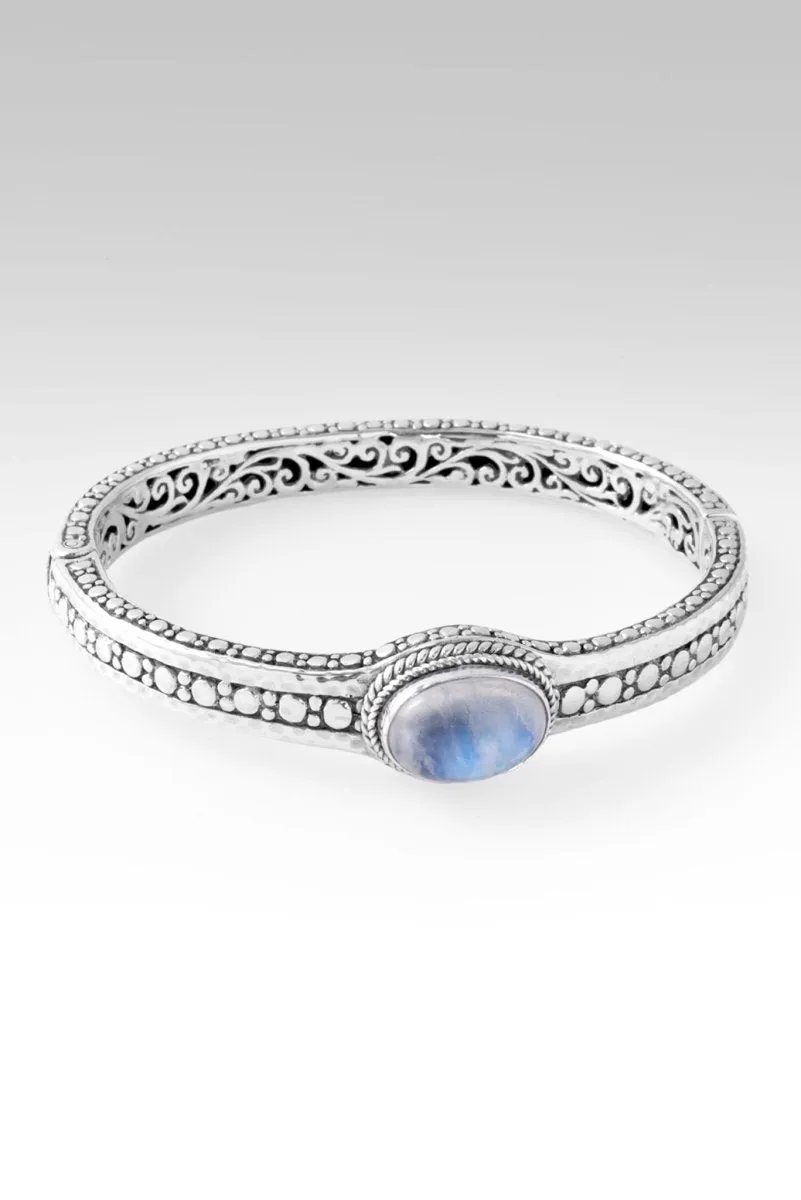 Serve with Humility Bangle™ in Rainbow Moonstone