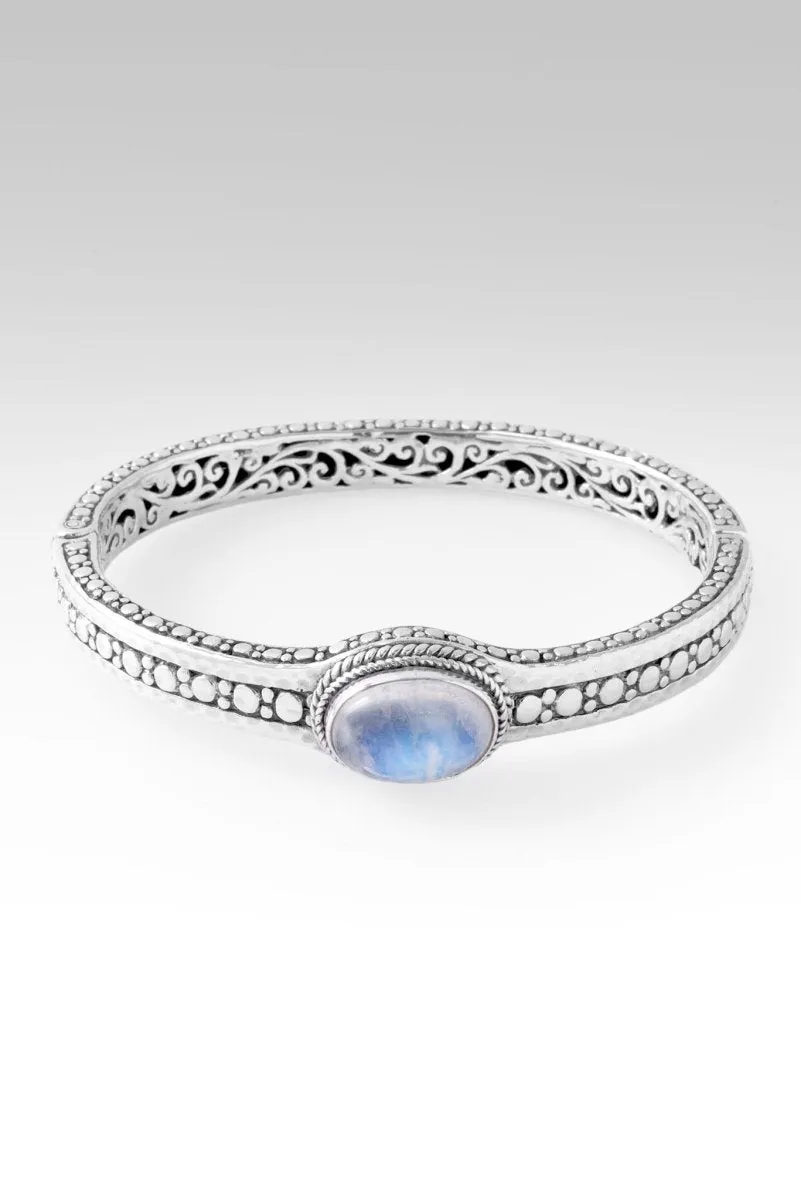 Serve with Humility Bangle™ in Rainbow Moonstone