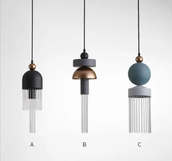 Sigrida Modern Scandinavian Geometric Shades Pendant Light