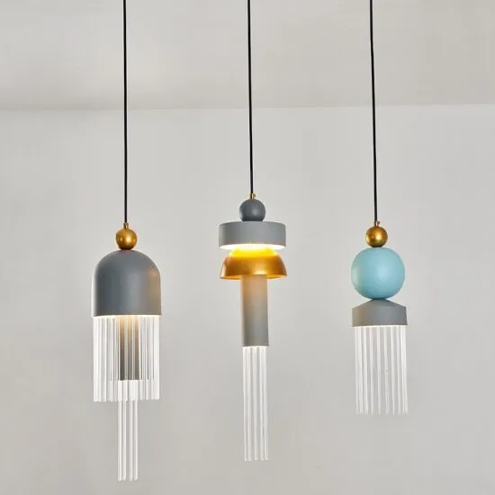 Sigrida Modern Scandinavian Geometric Shades Pendant Light