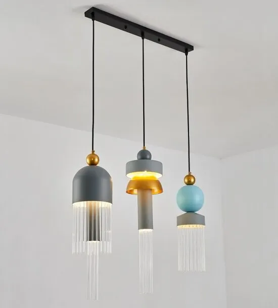 Sigrida Modern Scandinavian Geometric Shades Pendant Light