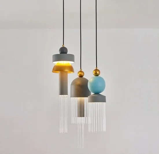 Sigrida Modern Scandinavian Geometric Shades Pendant Light