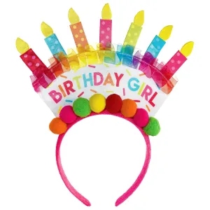 Sprinkles "Birthday Girl" Cake Headband Birthday Party Accessory