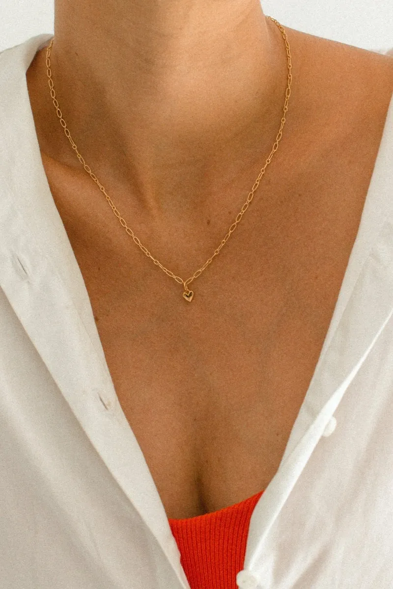 Sweetheart Necklace - Gold