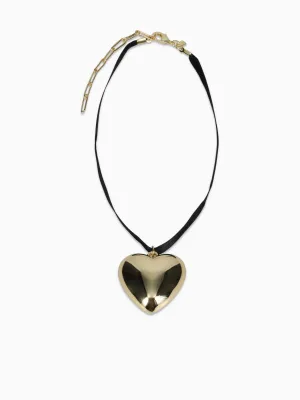 The Holy Heart Choker Gold